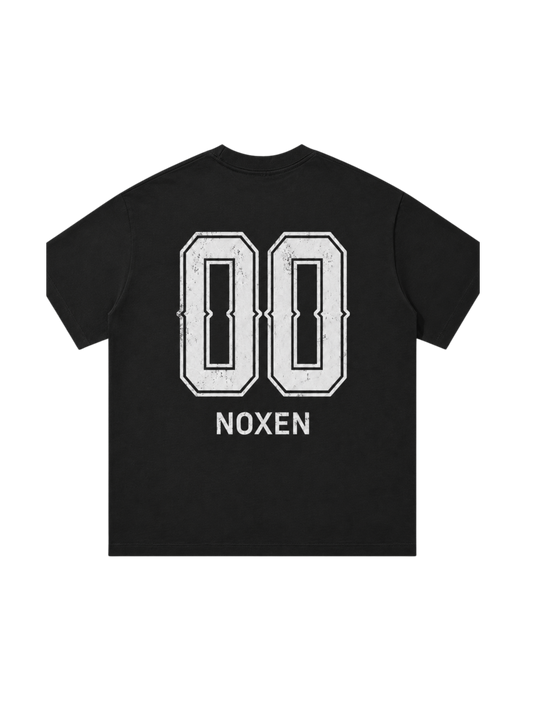 NOXEN “00” Oversized Vintage Tee – Black